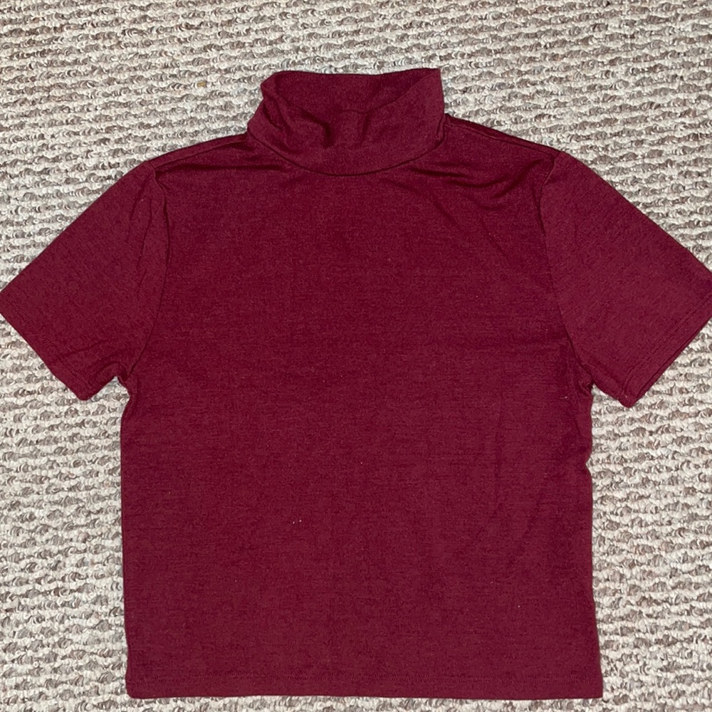 Crop top turtleneck